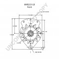 8MR2331LB | PRESTOLITE LEECE NEVILLE | ALTERNATOR 8MR2331LB 