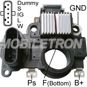 VR-H2009-132BA | MOBILETRON | REGULATOR NAPIĘCIA DO ALTERNATORA VR-H2009-132BA 